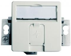 Telegärtner H02010A0079 für 1xRJ45 UP50 Br alpinweiss Modul-Aufnahme 50x50mm Design