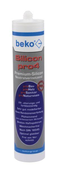 Beko 224 03 pro4 Premium 310ml lichtgrau (MHD) Silikon