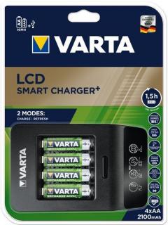 Varta LCD Smart Charger+ 4x AA 56706 2100mAh