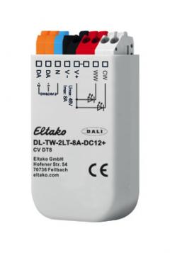 Eltako 33000010 DL-TW-2LT-8A DALI 8A tuneable white LED-Dimmer