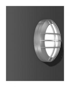 RZB 582009.004.1 Rounded Midi 10W 270lm 830 silber LED-Wand- / Deckenleuchte