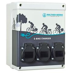 Walther 986970001 mit 3 Schutzkontaktsteckdosen E-Bike Charger