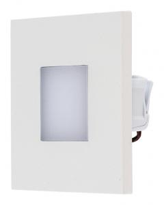 EVN LQ41802W Edelstahl weiß IP44 1,8W 55lm 3000K LED-Wandeinbauleuchte LB20