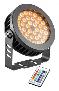 EVN LF65361599 36W RGB IP65 100-265V anthrazit 0,5m Zul LED-Strahler