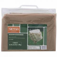 Siena Garden 459457 Rosenvlieshauben 30g, 3 Stück im Paket Maße: 0,80x0,75m, Farbe: beige