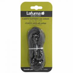 Lafuma LFM2322.0247 Gummischnüre mit Endkappe, Farbe schwarz zur Befestigung des Textils an Relaxsesseln RSX