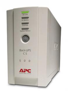 APC BK500EI 500VA/300W BHT=92x165x285mm Back UPS CS 500VA
