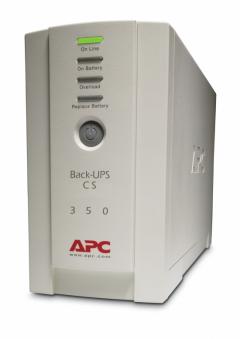 APC BK350EI 350VA/210W BHT=92x165x285mm Back UPS CS 350VA