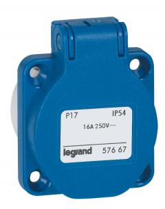 Legrand 057667 Steckdose 16A F blau