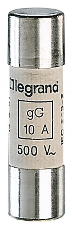 Legrand 012310 Zylindersicherung GF 10A 8, 5X31, 5