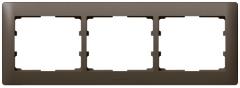 Legrand 771203 Rahmen 3fach waager. Galea dark bronze , (Bronze)
