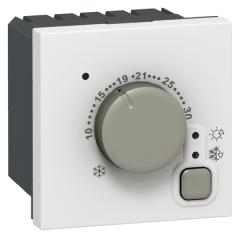 Legrand 076720 Thermostat MOSAIC 2mod ws , (hellweiß)