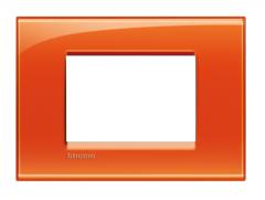 Bticino LNA4803OD Light Rahmen ORANGE 3-modulig , (orange)