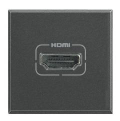 Bticino HS4284 Anschlussdose HDMI anthrazit , (grau)