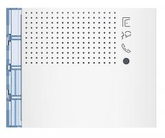 Bticino 351102 Frontblende SFERA New für Lautsp. LED ALLWHITE , (weiß)