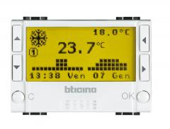 Bticino N4451 Chronothermostat mit Display weiss UP , (hellweiß)