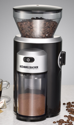 Rommelsbacher EKM300 Kaffeemühle mit Kegelmahlwerk