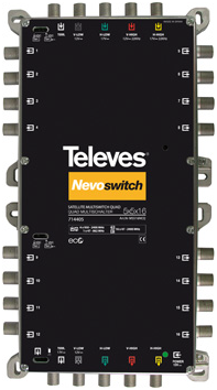 Televes MS516NCQ 5/16 Multisch. Nevo m.NT,Quadt.