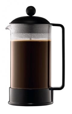 Bodum 1548-01 BRAZIL Kaffeebereiter, 8 Tassen, 1.0 l schwarz