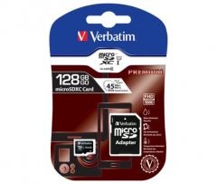 Verbatim microSDXC Card 128GB Class10 incl. Ad.