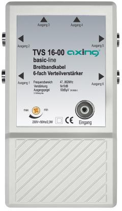 Axing TVS01600 6fach Verteilverstärker