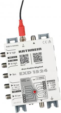 Kathrein EXD1524 Einkabel-Multischalter 5/2x12