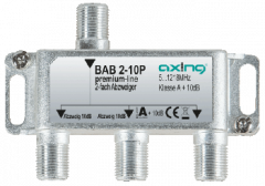 Axing BAB2-10P 2fach Abzweiger , 10 dB , 5-1218
