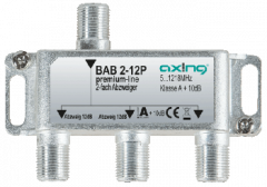 Axing BAB2-12P 2fach Abzweiger , 12 dB , 5-1218