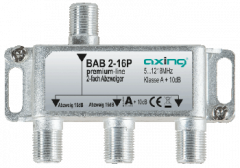 Axing BAB2-16P 2fach Abzweiger , 16 dB , 5-1218