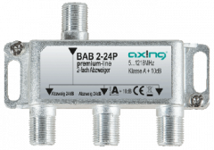 Axing BAB2-24P 2fach Abzweiger , 24 dB , 5-1218