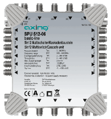 Axing SPU512-06 Multischalter , 5 in 12