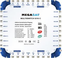 Megasat Multischalter 9/16C Kaskade 2SAT/16TN