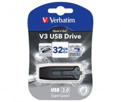 Verbatim USB 3.0 Stick 32GB, V3 Store n Go, grau