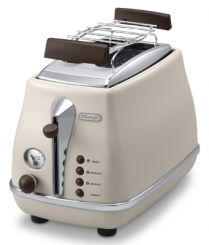 DeLonghi CTOV2103BG 2-Schlitz-Toaster 900W creme