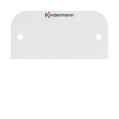 Kindermann 7441000400 neutral aluminium eloxiert 54x54mm Blindblende Halbblende