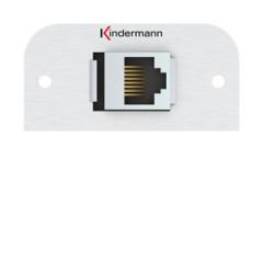 Kindermann 7441000527 Cat.6a mit Kabel 54x54mm Anschlussblende