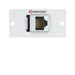 Kindermann 7444000527 Cat.6a mit Kabel 50x50mm Anschlussblende