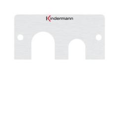 Kindermann 7444000444 mit Kabeldurchlass Blindblende halb
