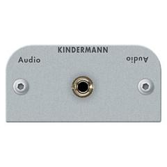 Kindermann 7441000411 Audio Klinke 3,5mm Stereo Lötanschluss Anschlussblende Halbblende 54x54mm