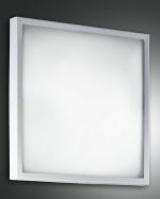 Fabas Luce 3565-65-102 metall ws/Glas ws sat 24W 3000K LED-Deckenleuchte