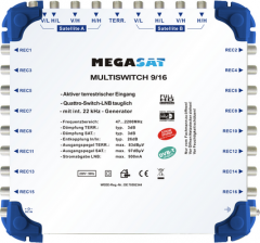 Megasat Multiswitch 9/16,NT