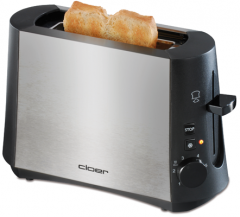 Cloer 3890 Toaster Edelstahlgehäuse
