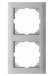 MERTEN MEG4020-3660 Rahmen 2fach aluminium