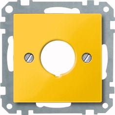 MERTEN 393803 Zentralplatte gelb System M