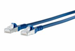 METZ CONNECT ISO/IEC 10G AWG26 2xRJ45 blau 7,0m Patchkabel Cat6A , 1308457044-E
