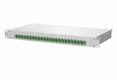 METZ CONNECT 24xLCDAPC 1HE/24gr 48Pgt 24Kup grün LWL Patchpanel OpDAT fix , 1502597624-E