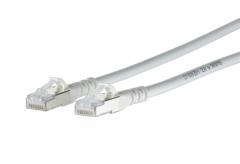 METZ CONNECT 13084G2088-E RJ45 AWG26 S/FTP LSHF 2,0m weiß Patchkabel 25G
