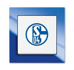 Busch-Jaeger 2000/6 UJ/02 Fanschalter FC Schalke 04, Aus- und Wechselschaltung