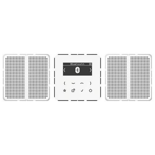 Jung DABCD2BTWW Smart Radio DAB+ Bluetooth®, Set Stereo, Serie CD, alpinweiß