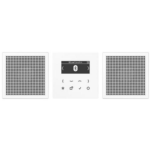 Jung DABLS2BTWW Smart Radio DAB+ Bluetooth®, Set Stereo, Serie LS, alpinweiß